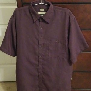 Mens Cabana Plum purple shirt